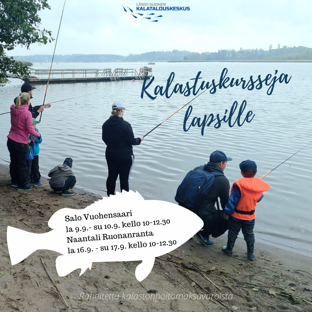 Read more about the article Syksyn 2023 kalastuskurssit koululaisille
