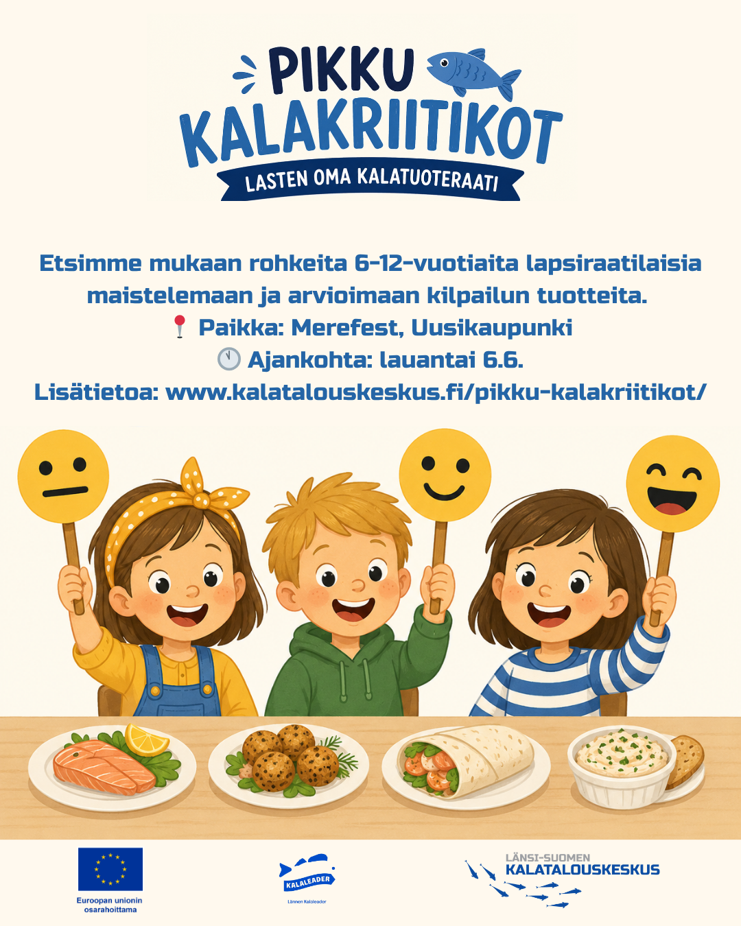 You are currently viewing Pikku kalakriitikot – lasten oma kalaruokaraati